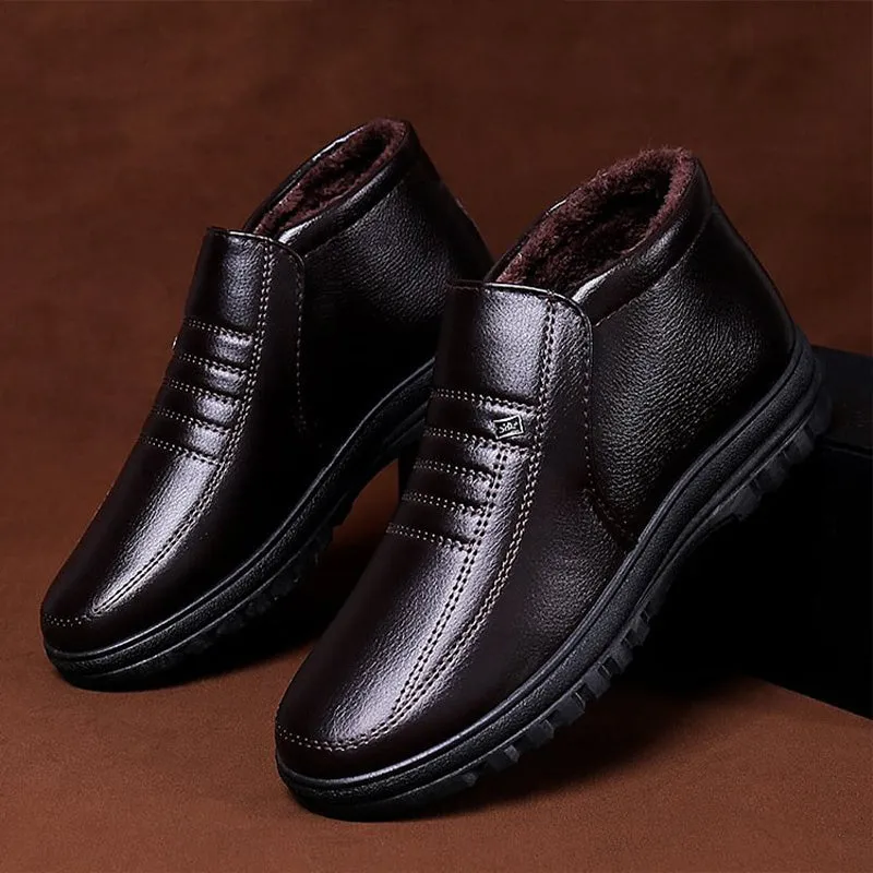 【50 % OFF】Comfortable and warm men's snow boots, shock-absorbing and non-slip🔥Free shipping🔥