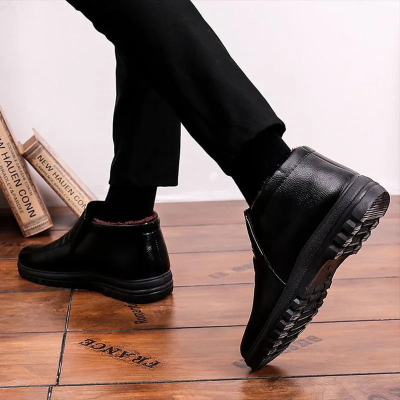 【50 % OFF】Comfortable and warm men's snow boots, shock-absorbing and non-slip🔥Free shipping🔥
