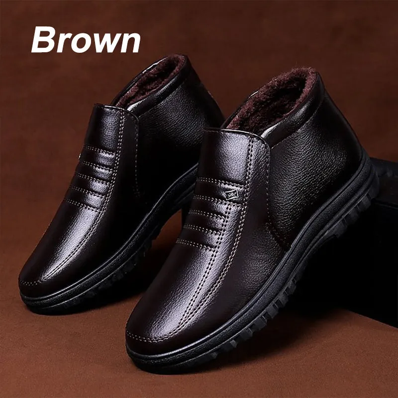 【50 % OFF】Comfortable and warm men's snow boots, shock-absorbing and non-slip🔥Free shipping🔥
