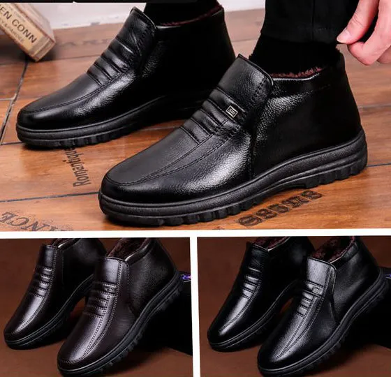 【50 % OFF】Comfortable and warm men's snow boots, shock-absorbing and non-slip🔥Free shipping🔥