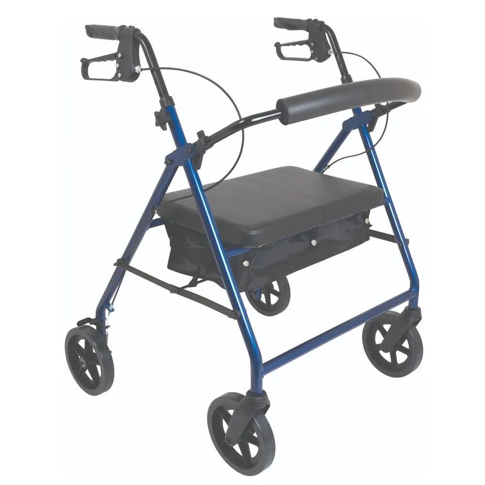 Bariatric Rollator with 8-inch Wheels RLAB8BL