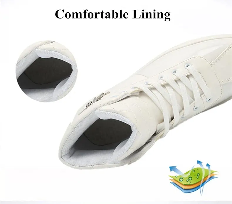 Chaussures PP Mode luxe Brillantes / Chaussures Hommes luxe chic PP / Sneakers High top British Design