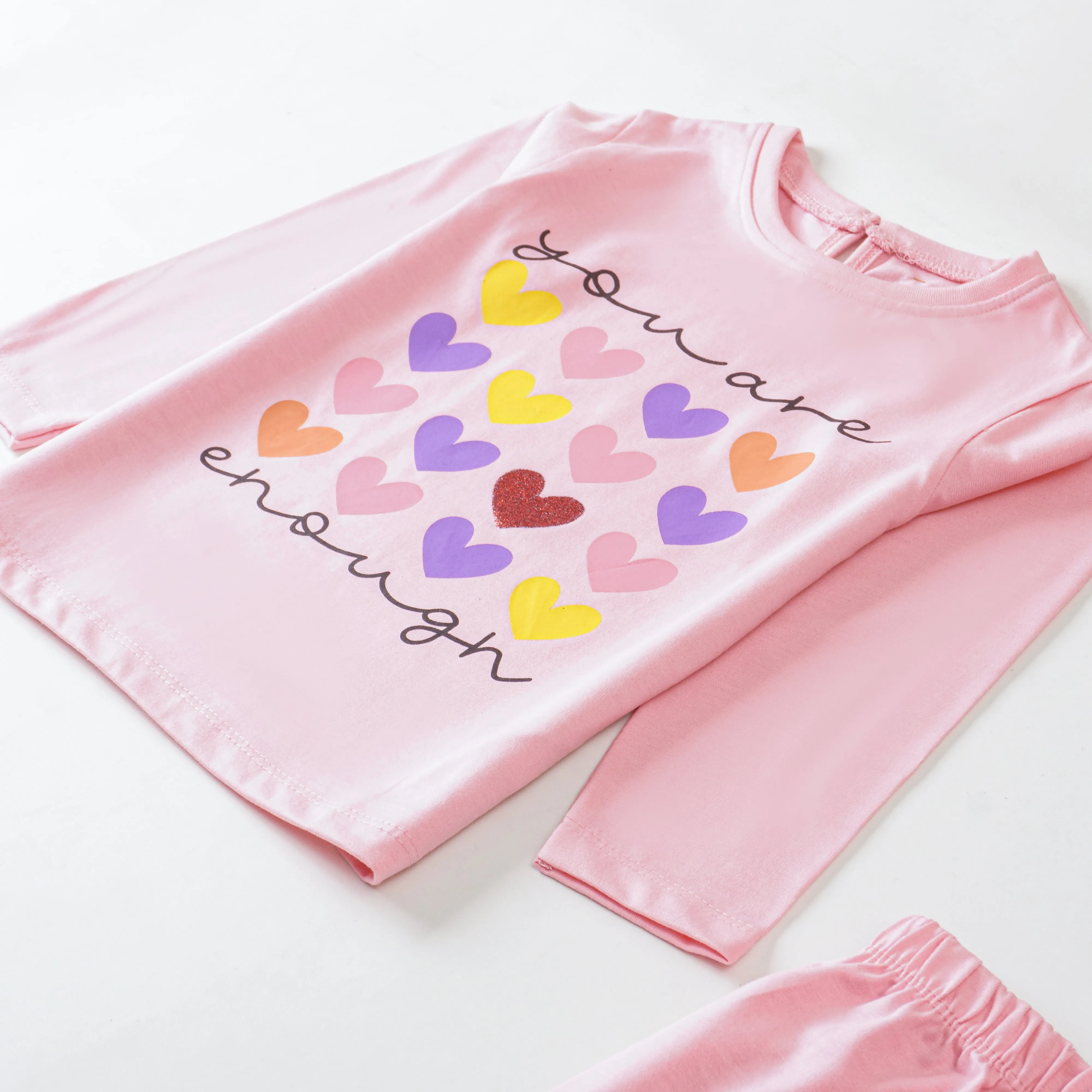 Girls Printed Full Sleeve Suit