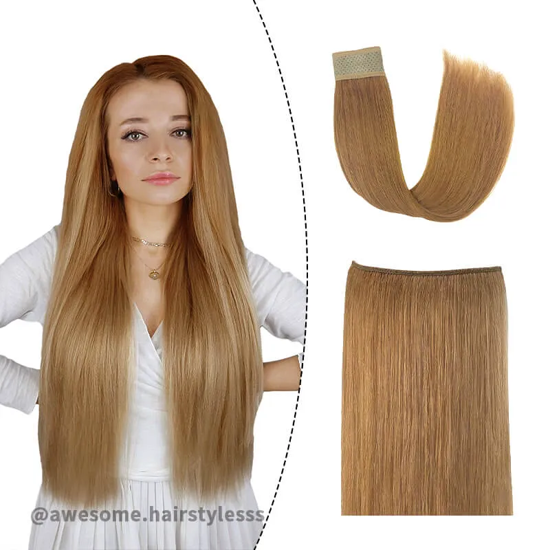 Halo Human Hair Extensions For Thin Hair Full Volume All Shades