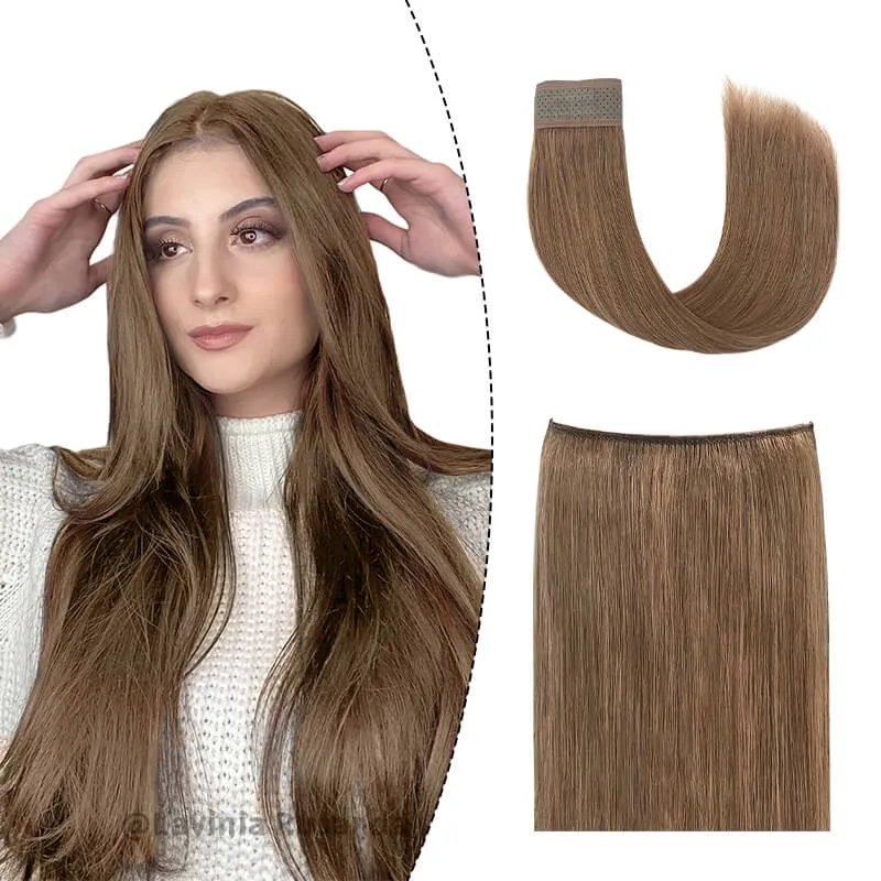 Halo Human Hair Extensions For Thin Hair Full Volume All Shades