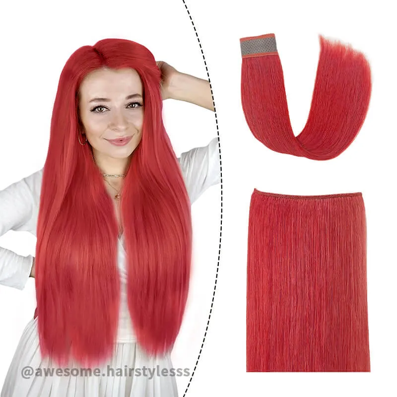 Halo Human Hair Extensions For Thin Hair Full Volume All Shades