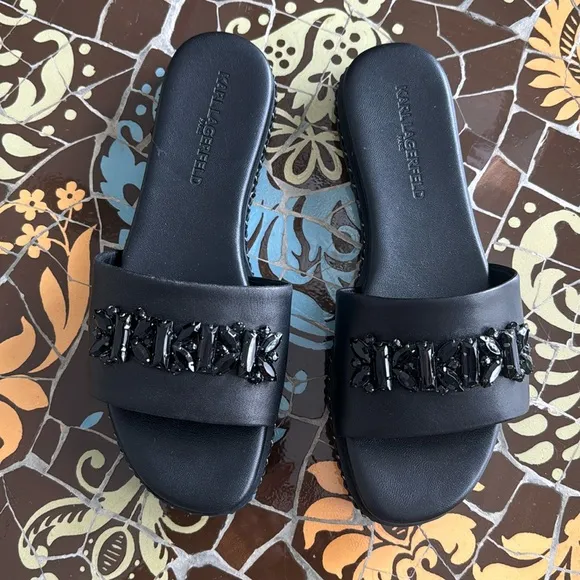 KARL LAGERFELD “Bijou” Sandal Sz: 6.5