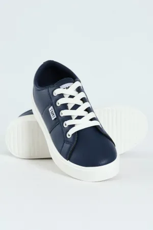 Lola Platform Sneaker - Navy