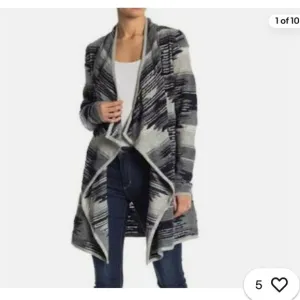 Lucky Brand Open Front Cardigan size XL Aztec Southwestern Boho Hippie New