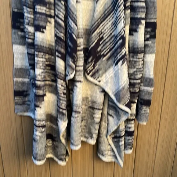 Lucky Brand Open Front Cardigan size XL Aztec Southwestern Boho Hippie New