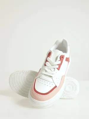 Platform Multipane Sneaker - Mink