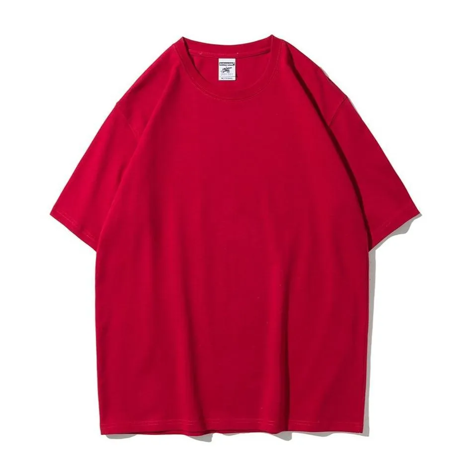 "ESSENTIAL" T-SHIRT BASIQUE UNI BORDEAUX STREETWEAR - URB1™