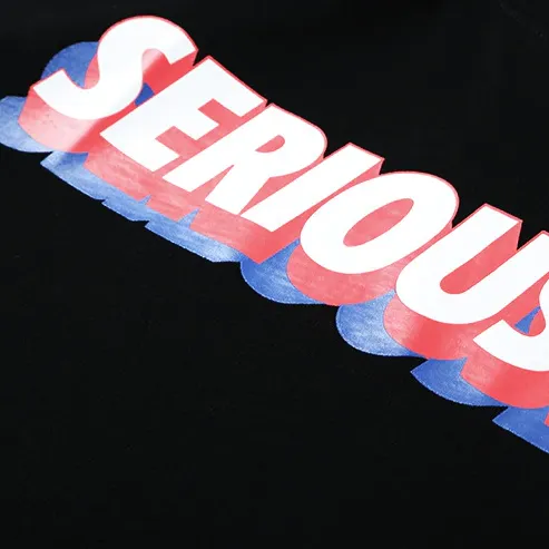 "SERIOUSLY" T-shirt Blanc Oversize-streetwear - URB1™