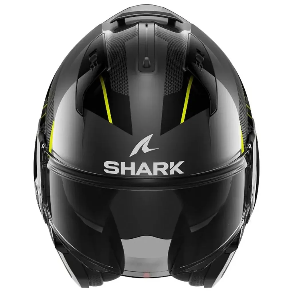 Shark - Evo ES Kryd Gloss Anthracite/Black/Yellow Modular Helmet