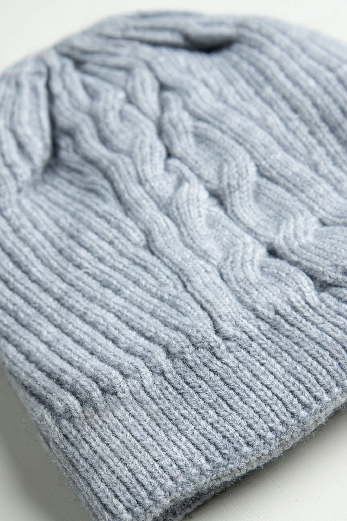 Stone Merino Beanie