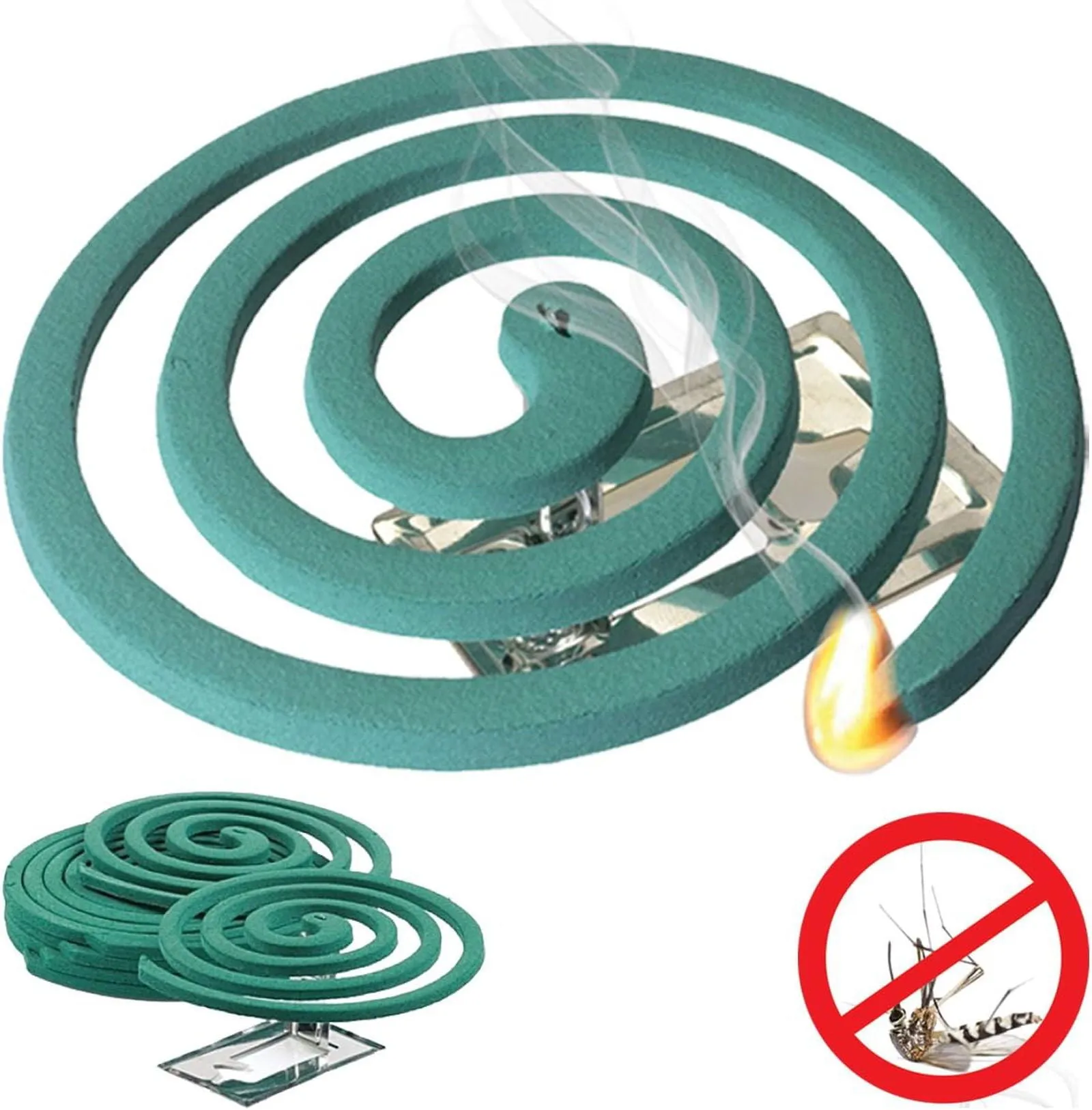 W4W Mosquito Repellent Coils - Outdoor Use Reaches Up to 10 feet - Each Burns for 5-7 Hours
